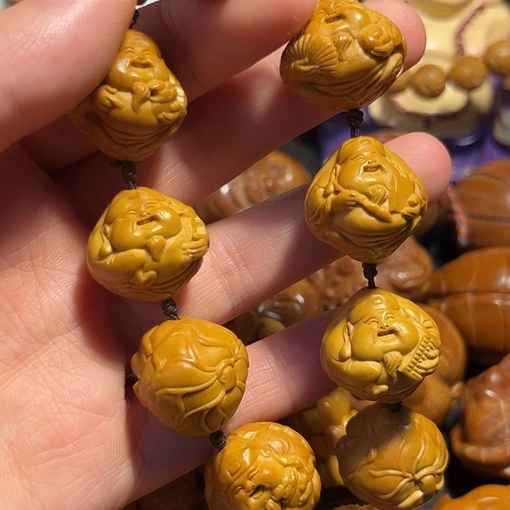 手串/手链橄榄核荷叶财神