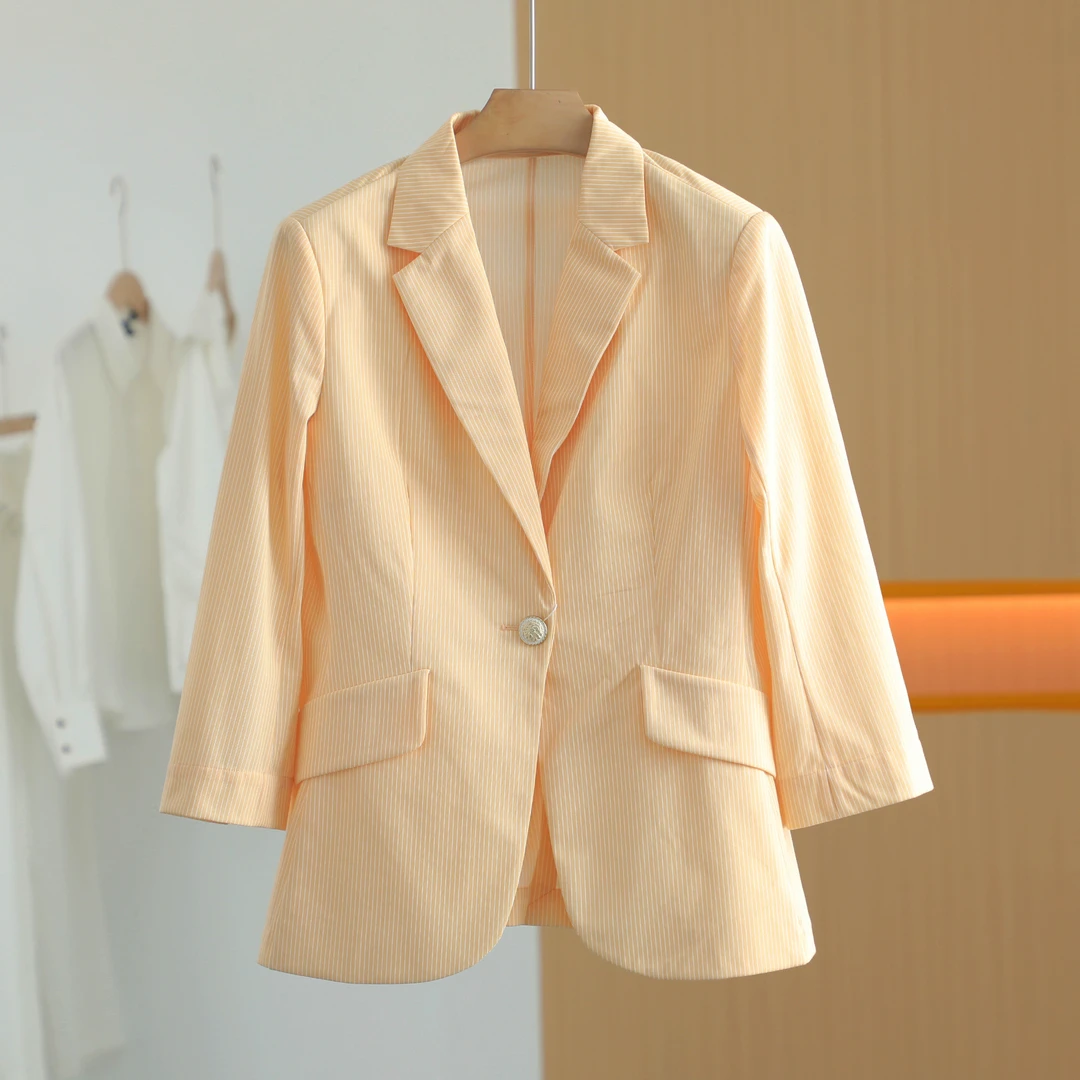 【半价q仓-唐长老自营】货号H1957女装新款纯色百搭西装外套HBL