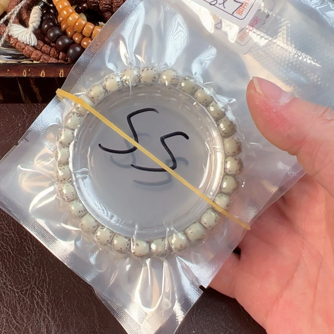 吊坠金刚菩提2s河豚单圈大留白8×7