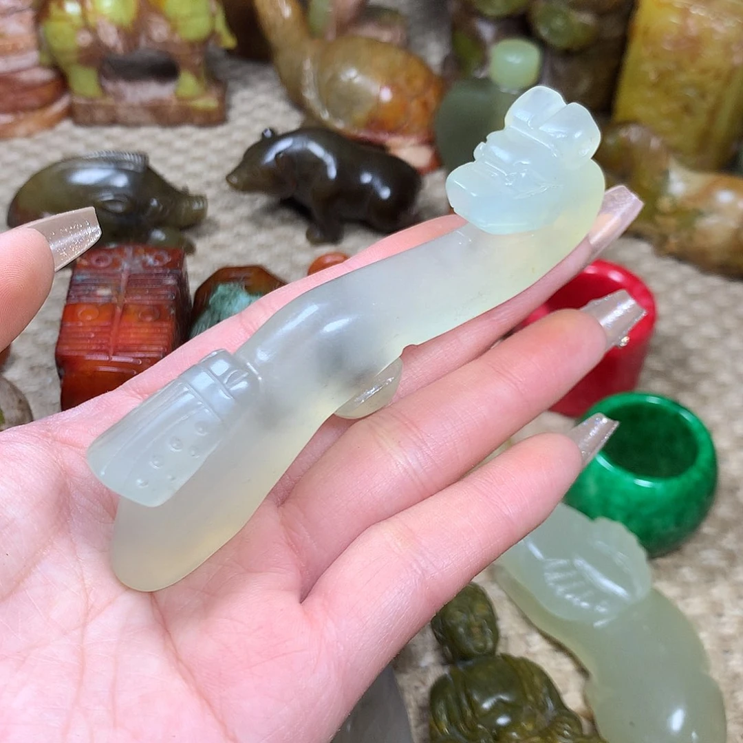 白玉菩提吊坠挂件