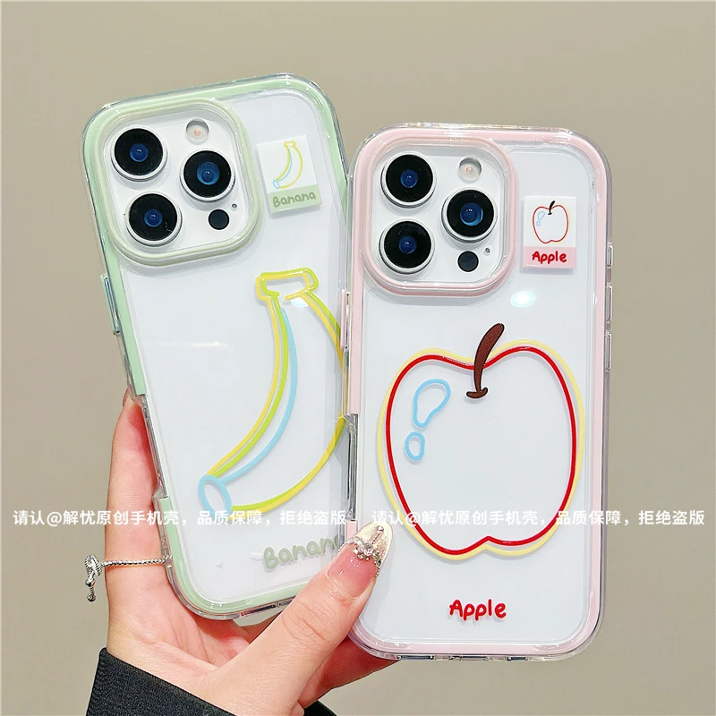 三合一炫彩适用苹果16/iPhone/华为/手机壳15/14防摔Pura70爆款潮