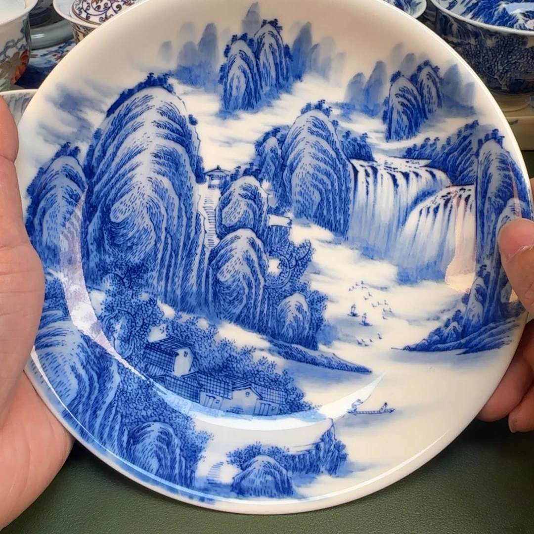 纯手工纯手绘茶具石头60