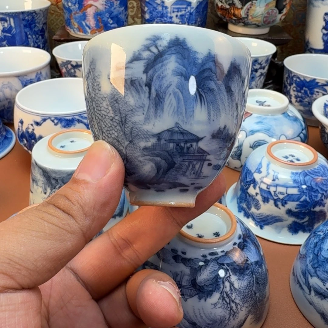 自****杯子陶景德镇全手工手绘陶瓷