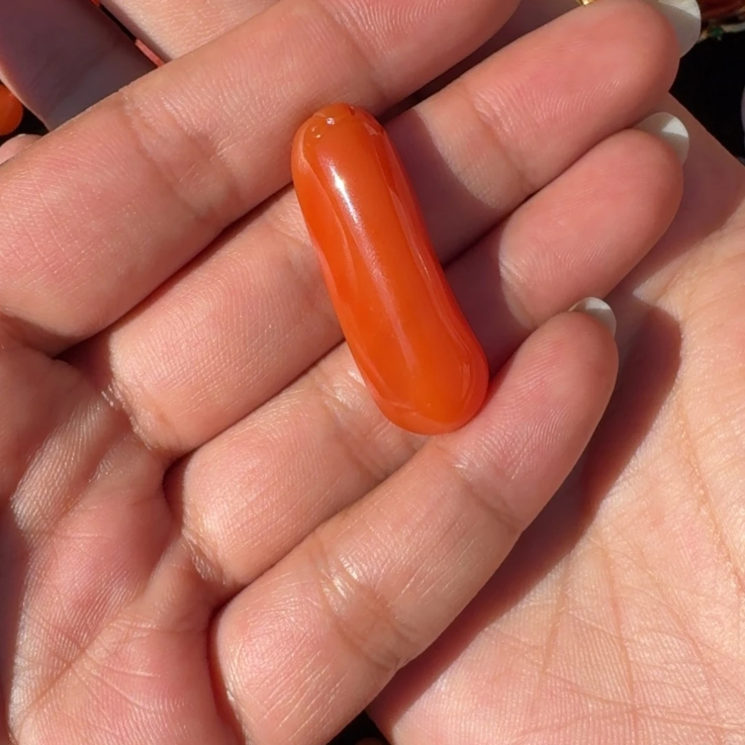 南红玛瑙未镶嵌吊坠(不含链)