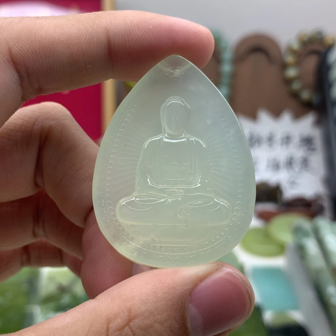 岫玉未镶嵌吊坠(不含链)