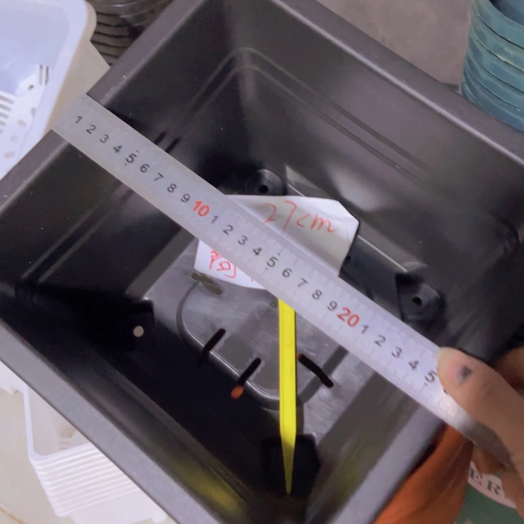 塑料黑方盆27公分高19公分5个