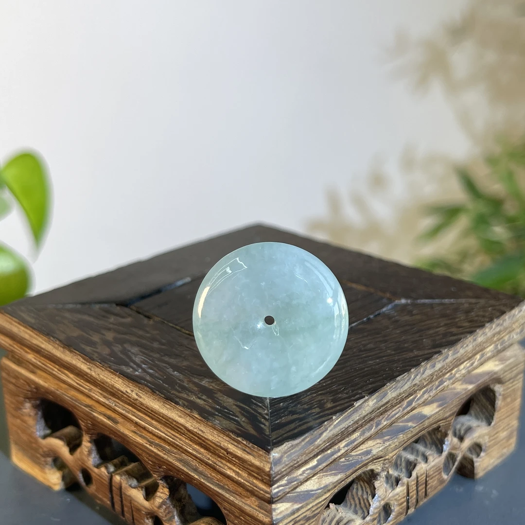 JTW16-24 天然缅甸A货翡翠 平安扣