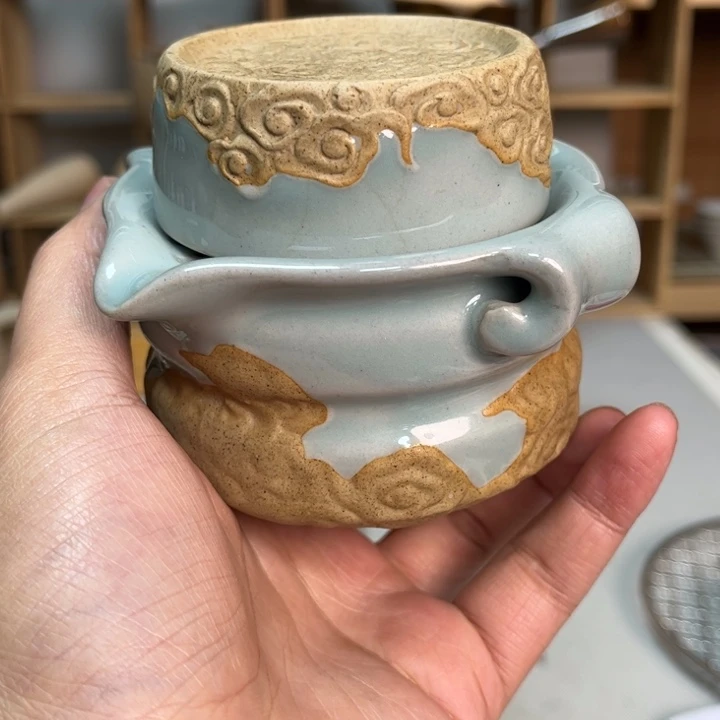 壶老段烧陶瓷茶器