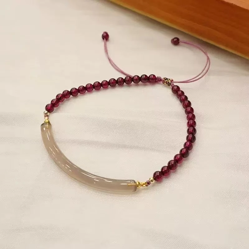 手链 高级设计感编织手饰新中式拼接手串