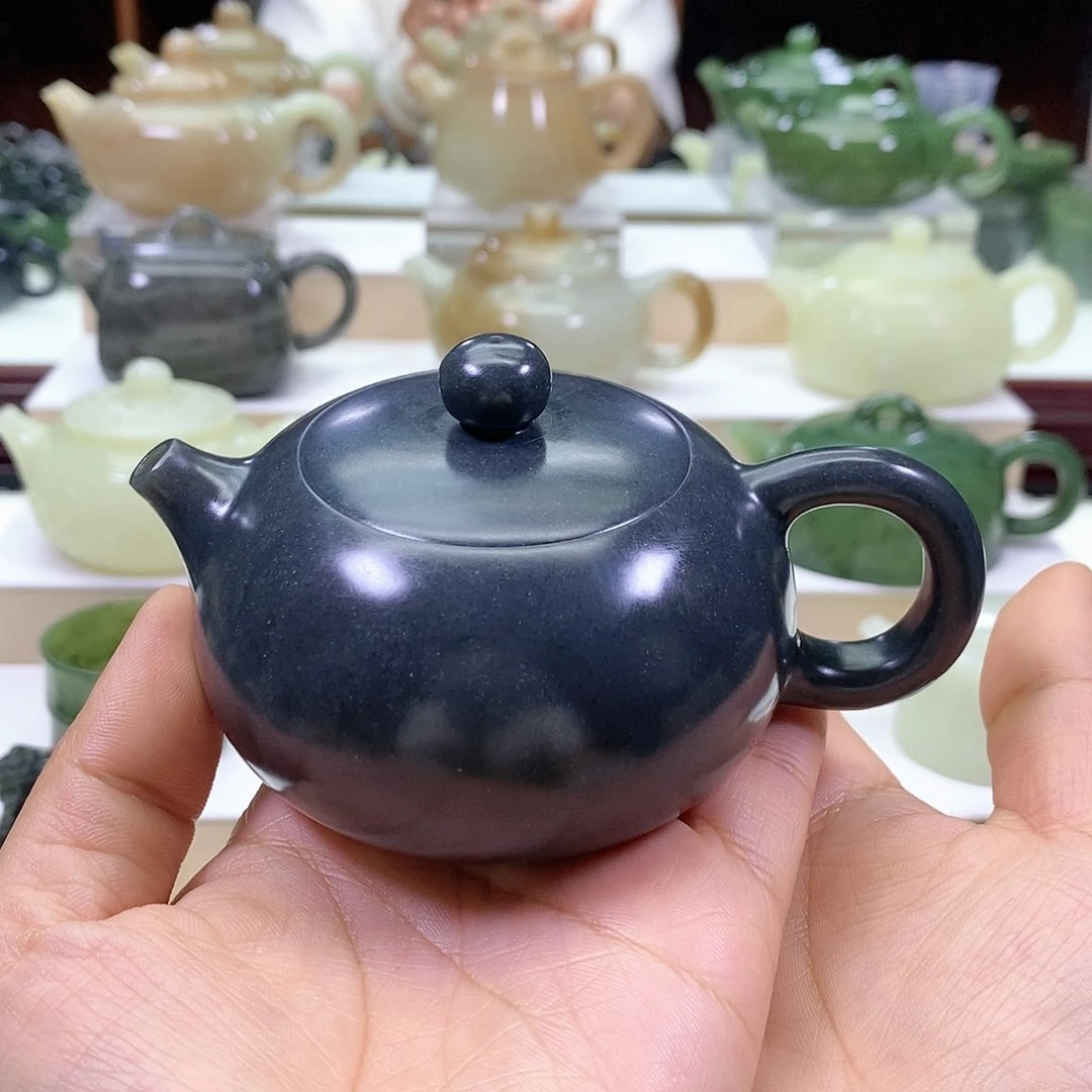 和田玉未镶嵌挂件?****?茶壶