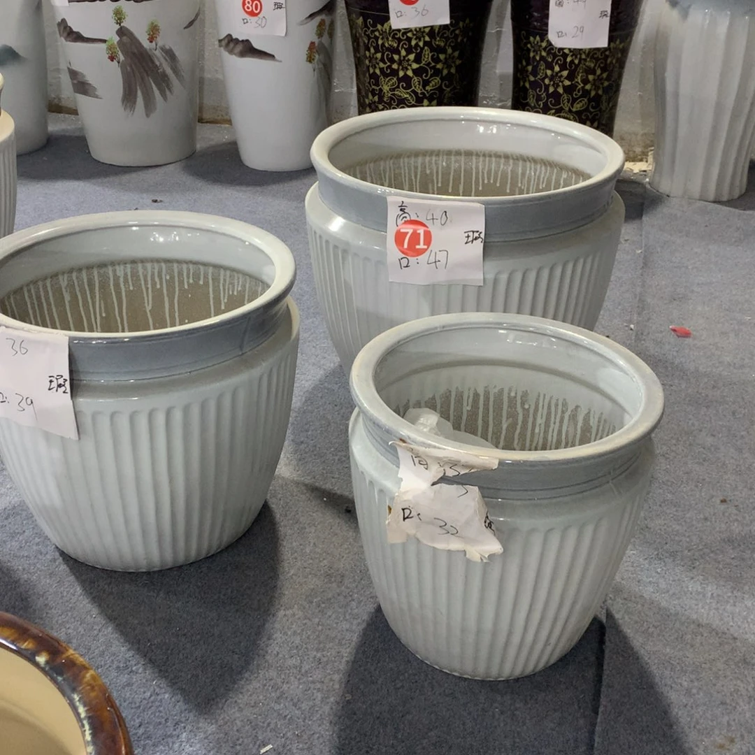 高温陶瓷花盆微瑕