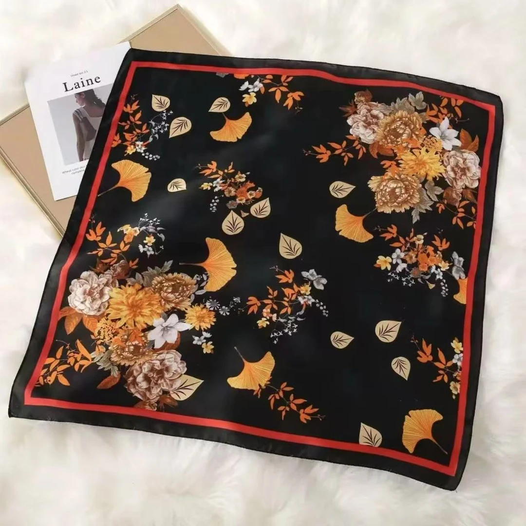 12号【三生有杏】春夏季新款女士百搭围巾方巾丝巾