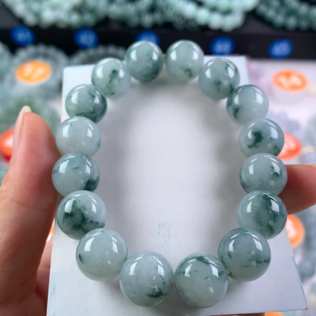 未镶嵌手链翡翠卡12.8