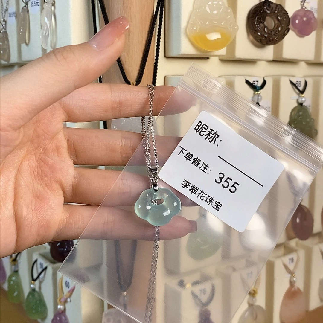 玛瑙/玉髓颈饰合金啊*_