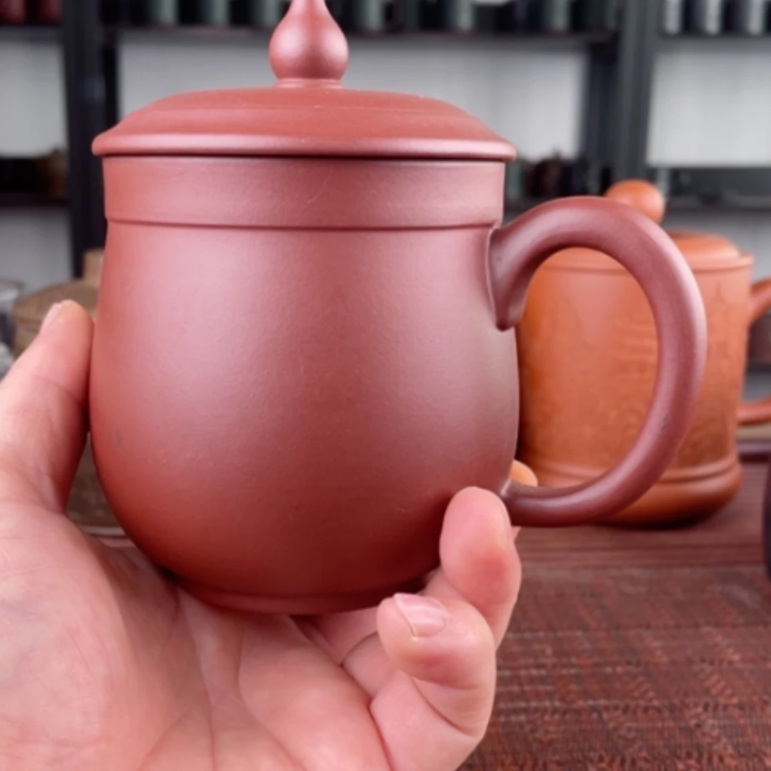 【闪购商品】茶杯紫砂宜兴原矿紫砂盖杯微瑕