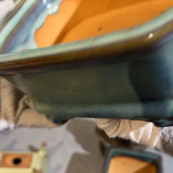 瑕疵觉象花盆盆景