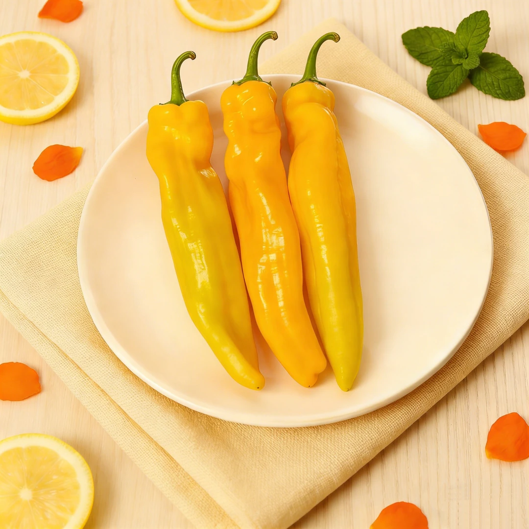 【顺丰包邮】纯黄色甜辣椒水果彩椒代餐（买一斤送半斤买二斤送一斤）