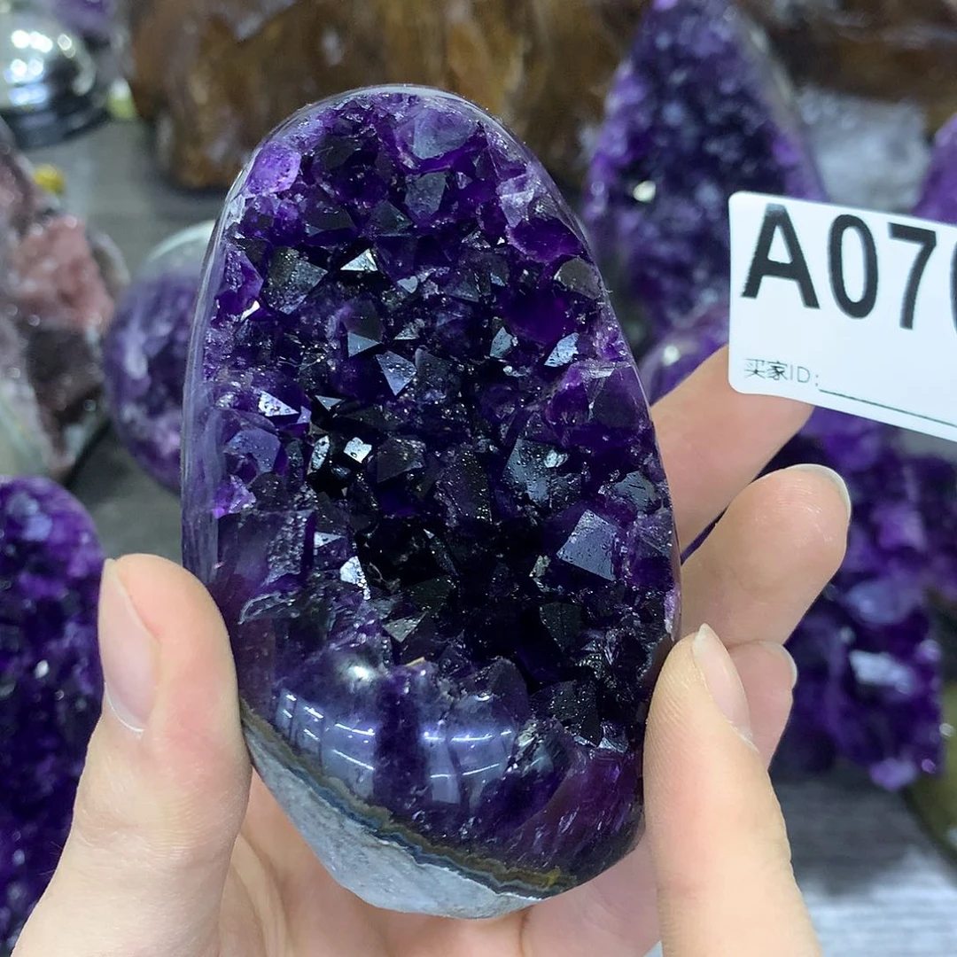 紫晶珠宝半成品未镶嵌070