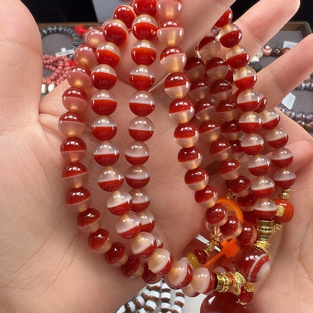 玛瑙/玉髓合金手链