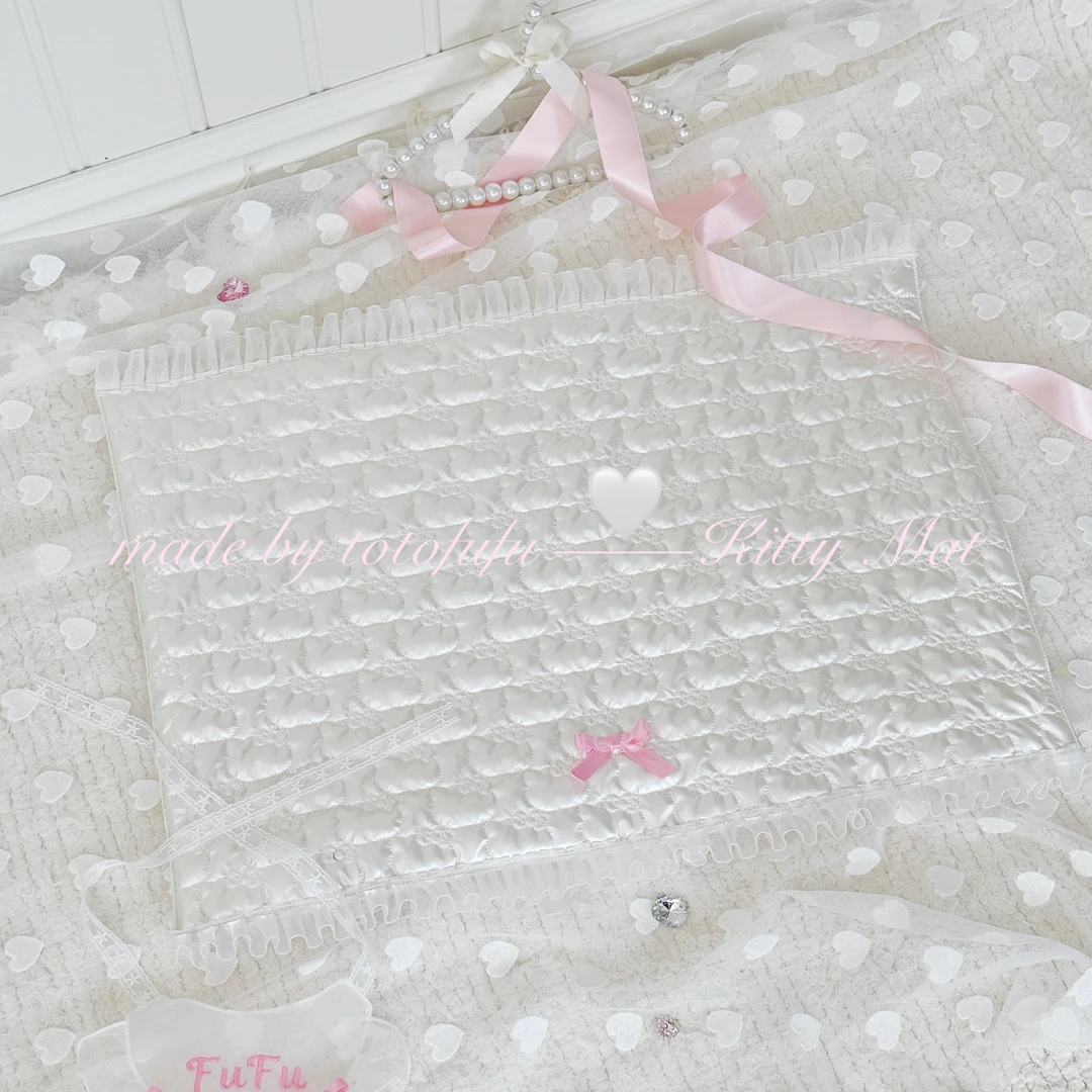 totofufu进口面料绗缝垫狗狗推车垫可爱珠光KT趴趴垫西施马尔济斯