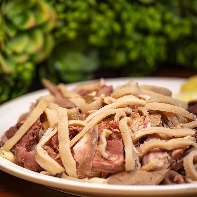 草地黑山羊熟羊肉熟羊杂无汤纯羊杂碎汤鲜味美