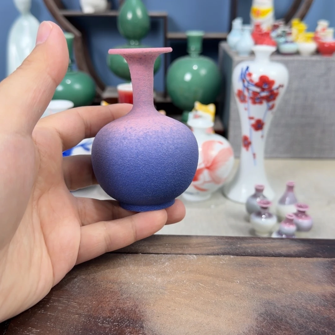陶瓷手工小花器摆件