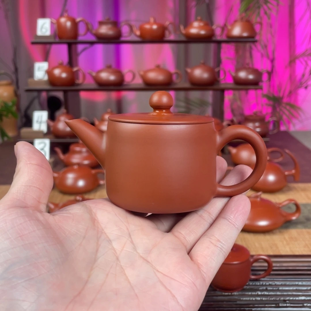 茶壶紫砂超薄汉瓦100cc