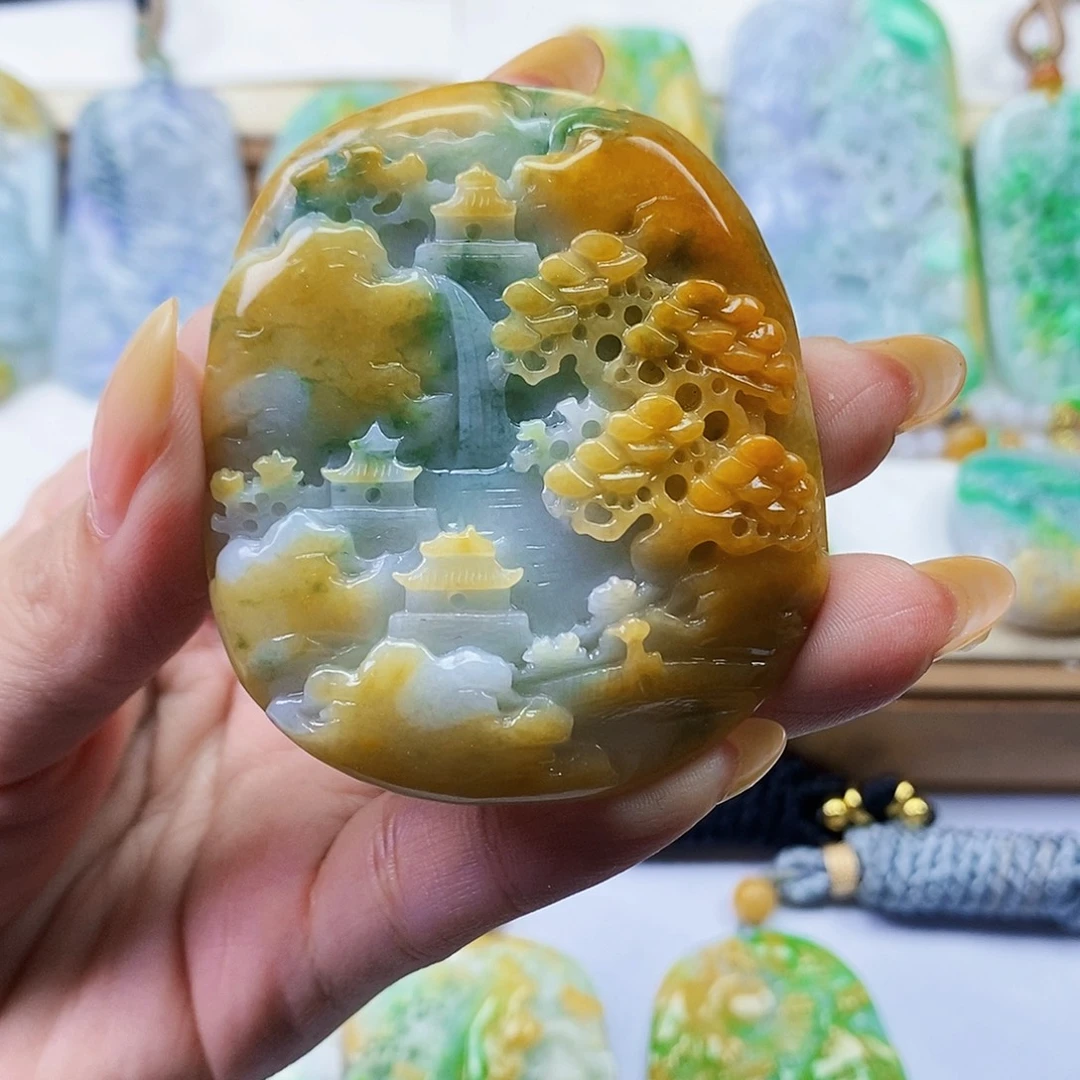 颈饰未镶嵌翡翠翡翠