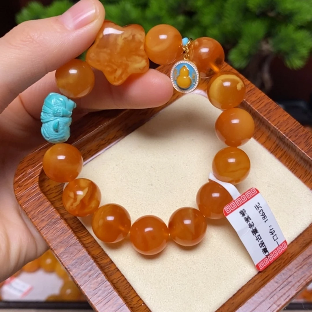 【闪购商品】手链蜜蜡未镶嵌手串