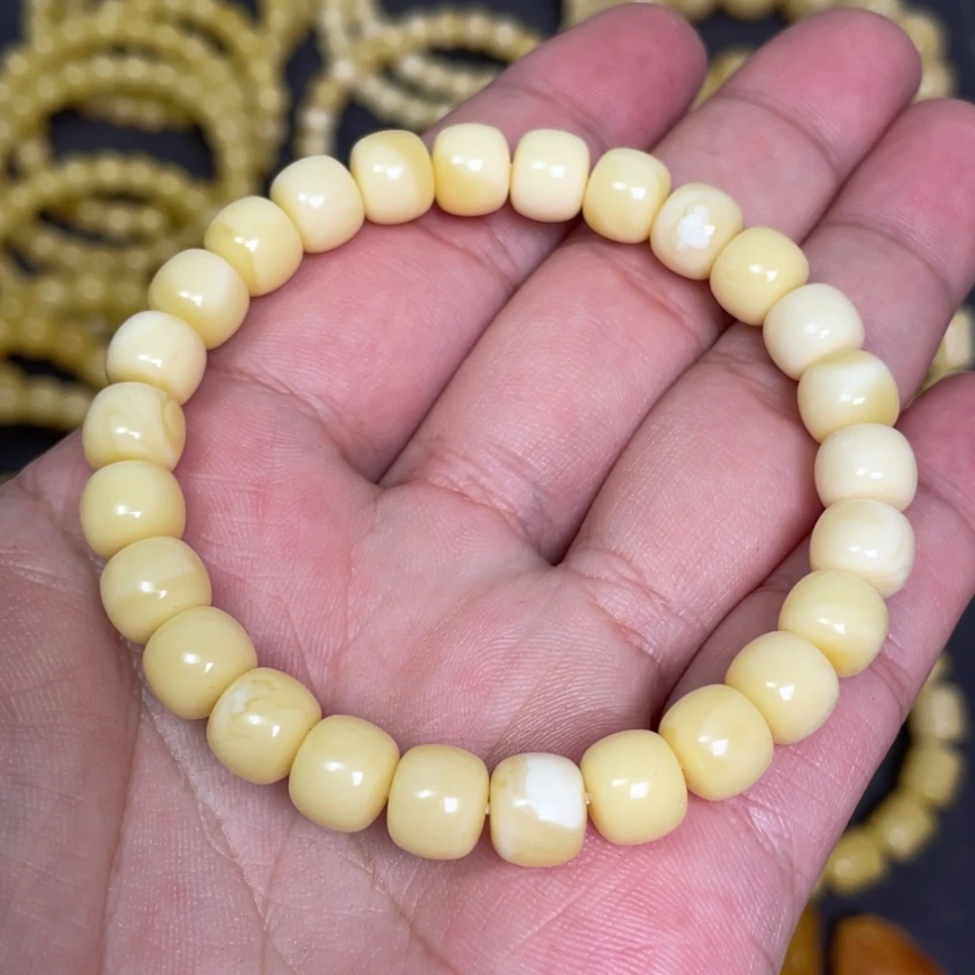 蜜蜡未镶嵌裸石蜜蜡手串8.5mm