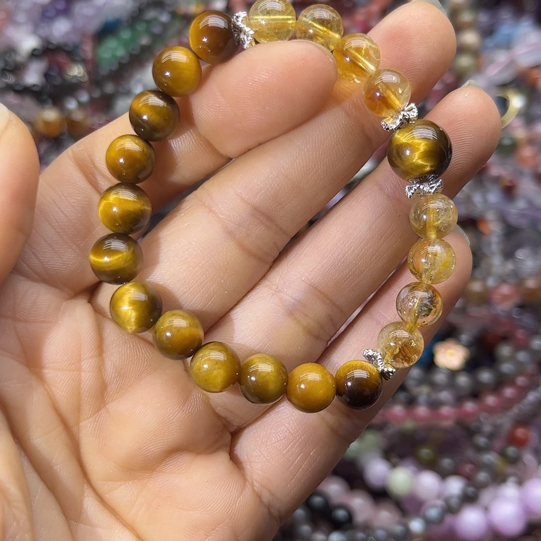 紫晶手绳银S925镶嵌手链项链手链