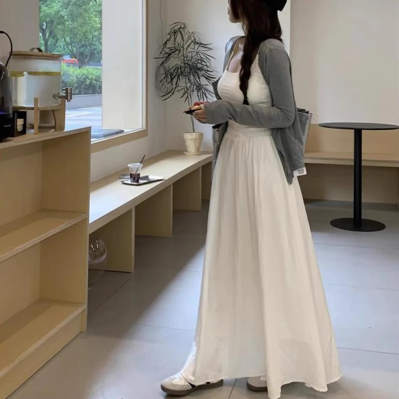 大码显瘦连衣裙套装春夏爆款微胖mm显瘦穿搭吊带开衫半身裙三件套