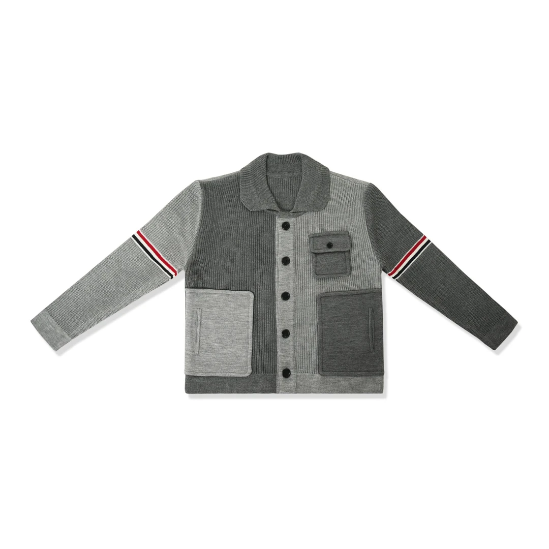 【大妮专属】（潮流年代）2024新款时尚潮流针织气质高街女款开衫外套