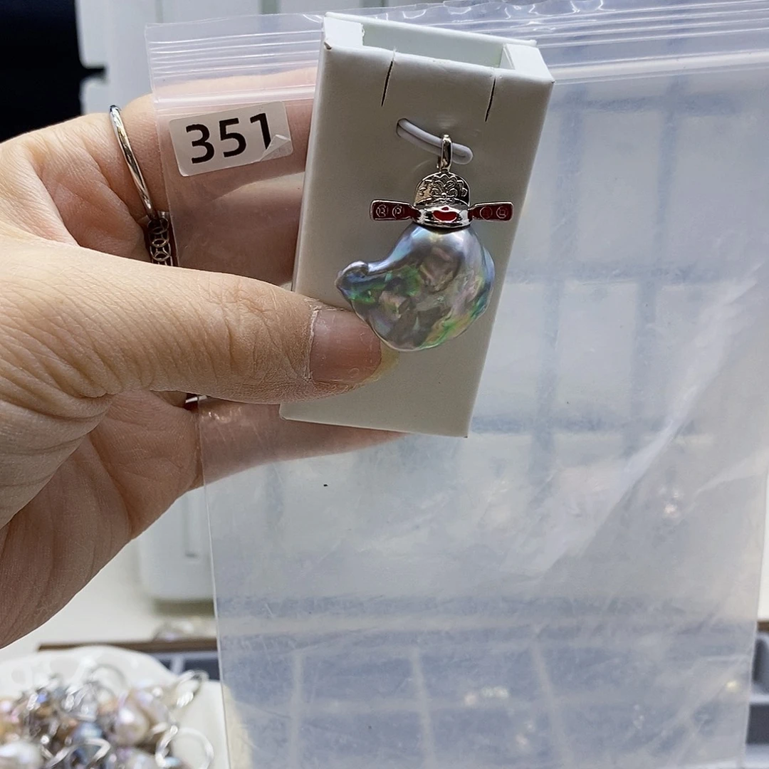 颈饰合金淡水珍珠