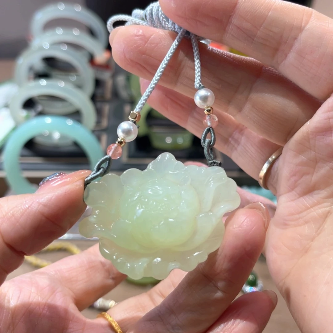 蛇纹石玉手链未镶嵌