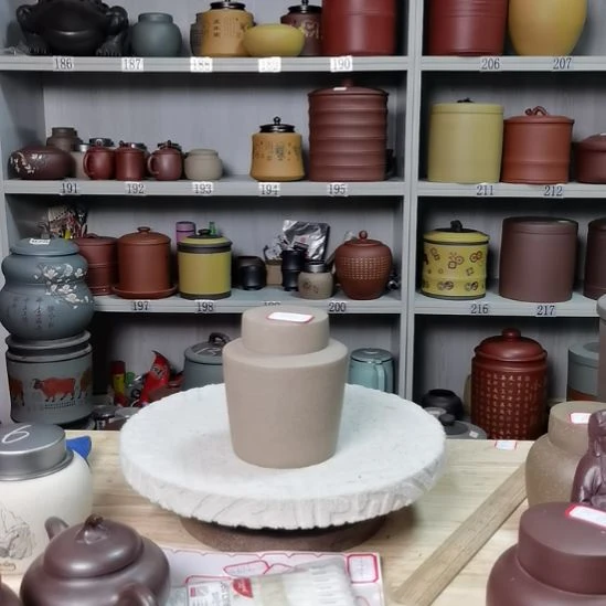紫砂茶叶罐正品小罐紫砂茶叶9717