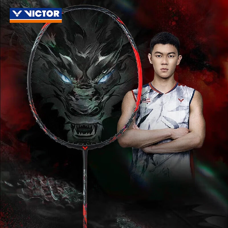 VICTOR威克多羽毛球拍李梓嘉装备龙牙之刃球拍TK-RYUGA黑龙牙4UG5