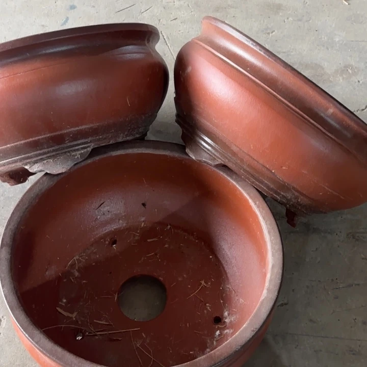 紫砂花盆  60-3。 31-15