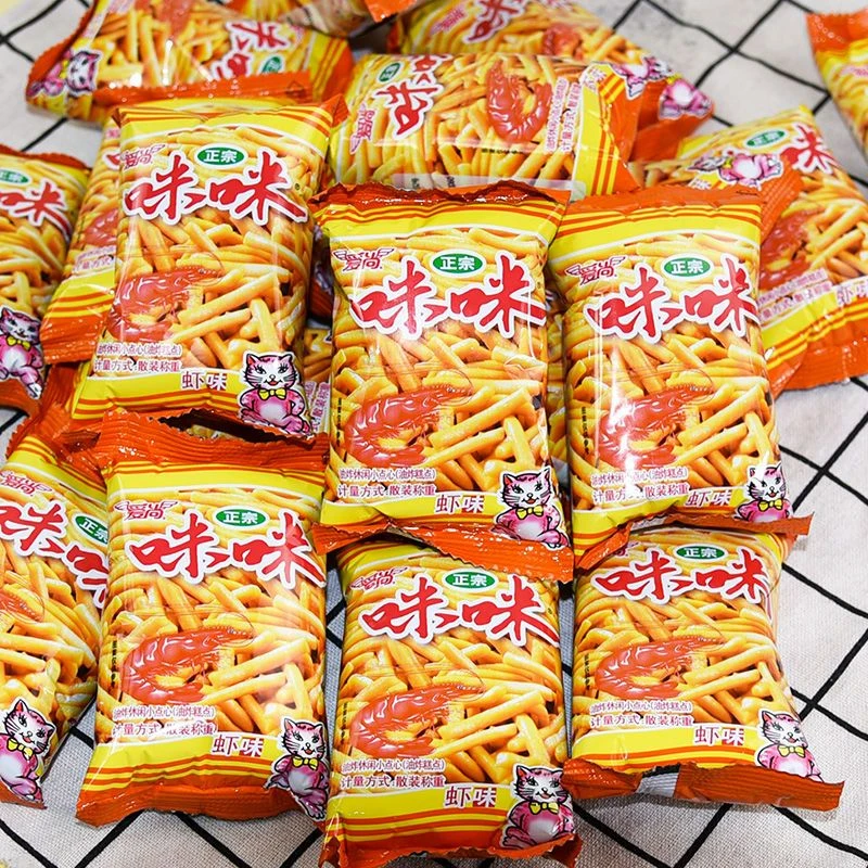 虾味网红零食大礼包蟹味粒休闲怀旧食品薯条锅巴批发