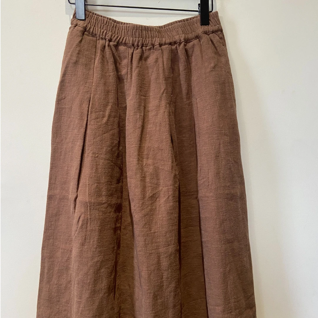 桑在云间桑在云间  初见棉麻半裙