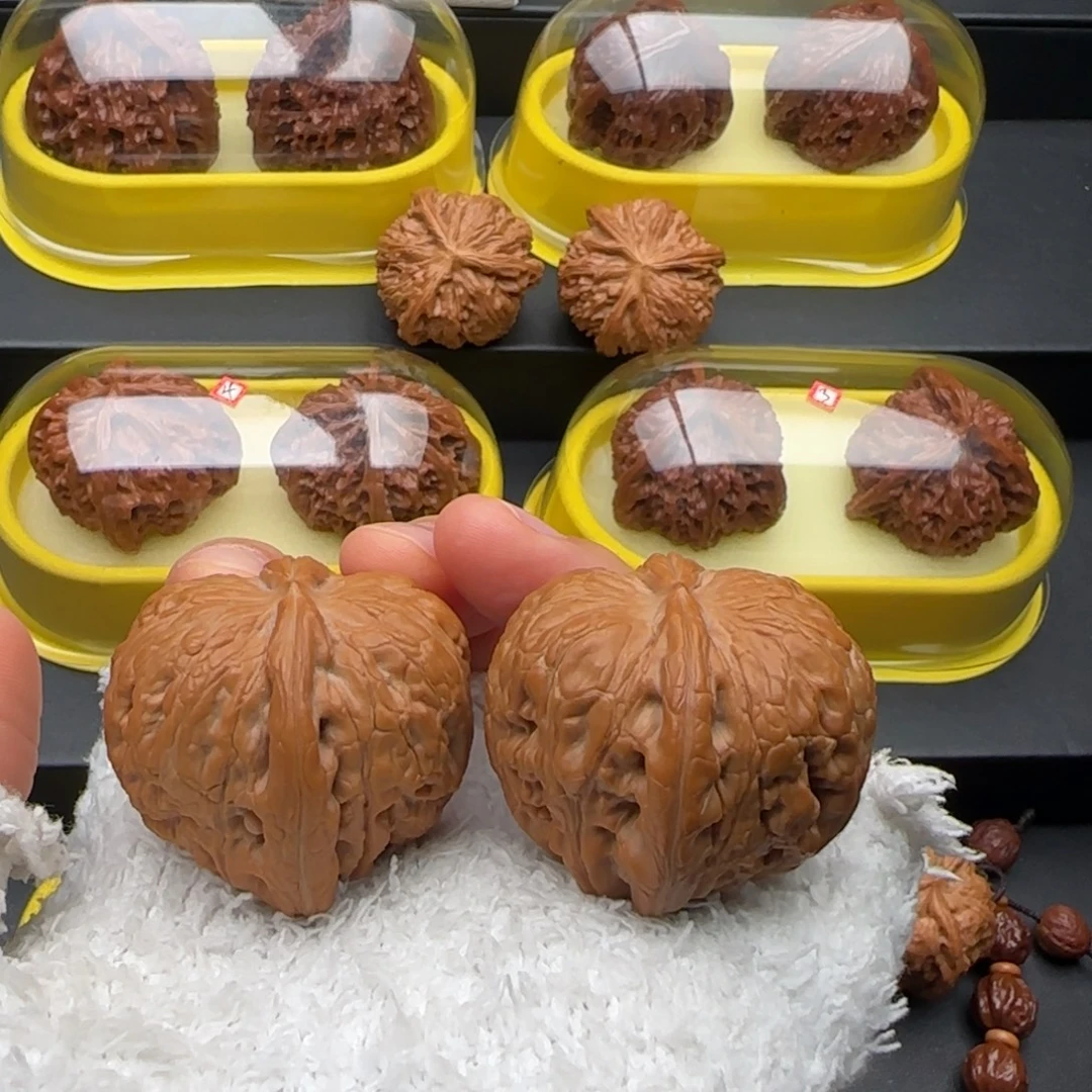 文玩核桃把件元宝全38