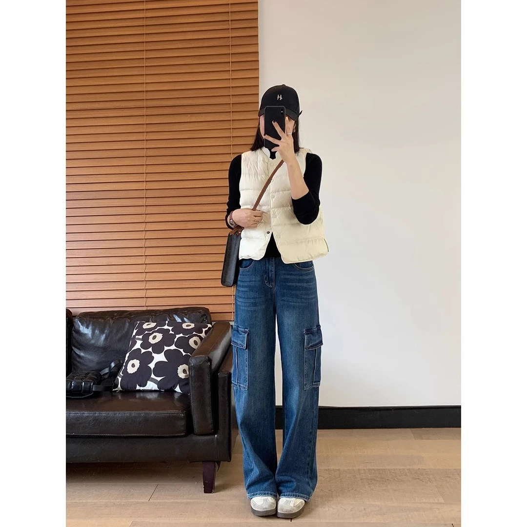 羽绒马甲女款外穿2025新款正品秋冬品质内搭90白鸭绒保暖时尚背心