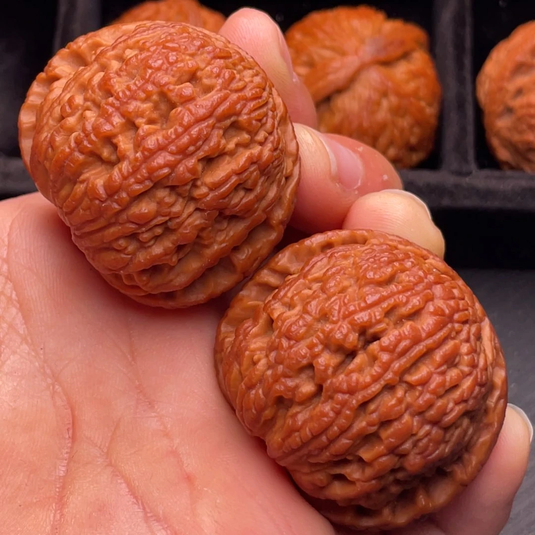 文玩核桃把件秦岭野生核桃