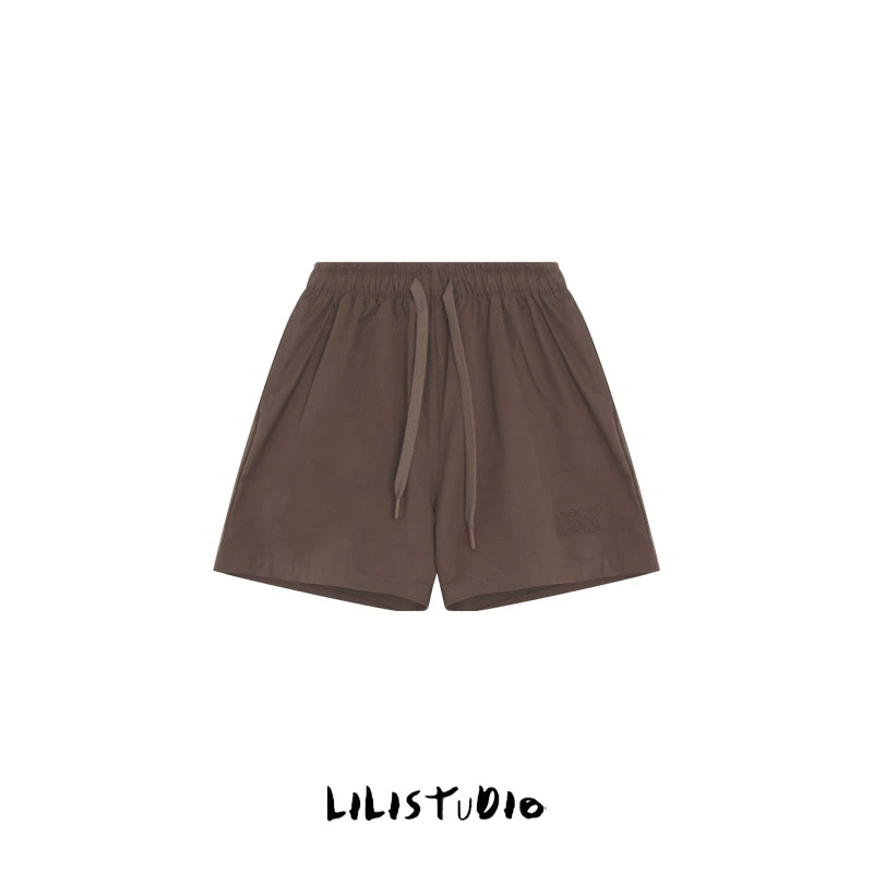 PCNY「柔彩逸姿」不理理夏季新款小众女装百搭经典修身显瘦休闲短裤