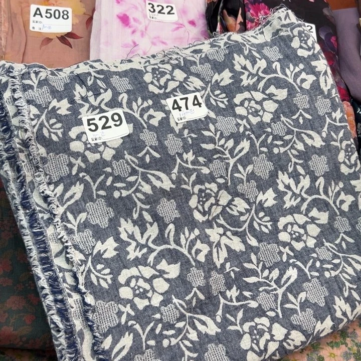 麻529提花亚麻1米正