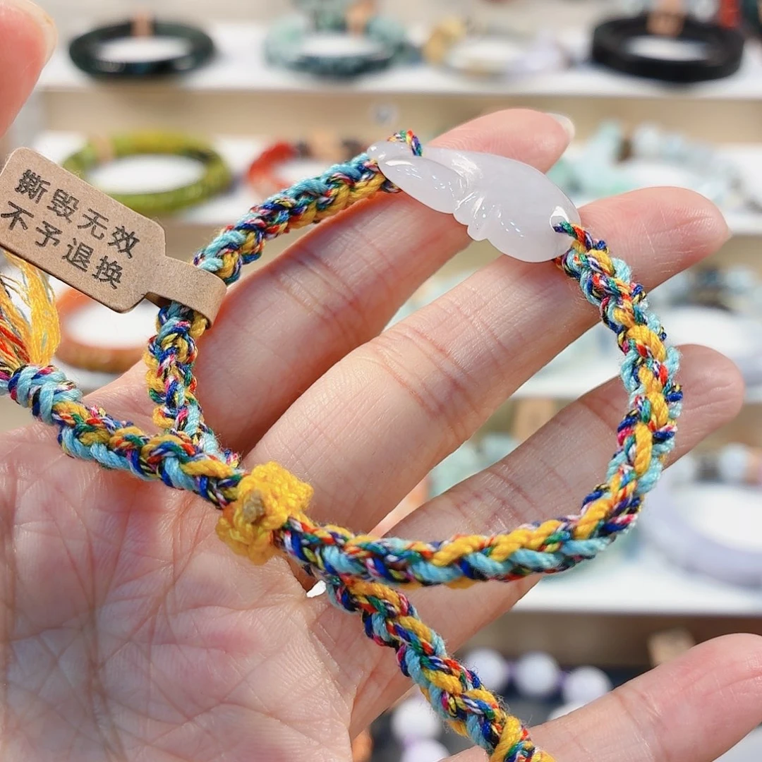 翡翠未镶嵌手链手串