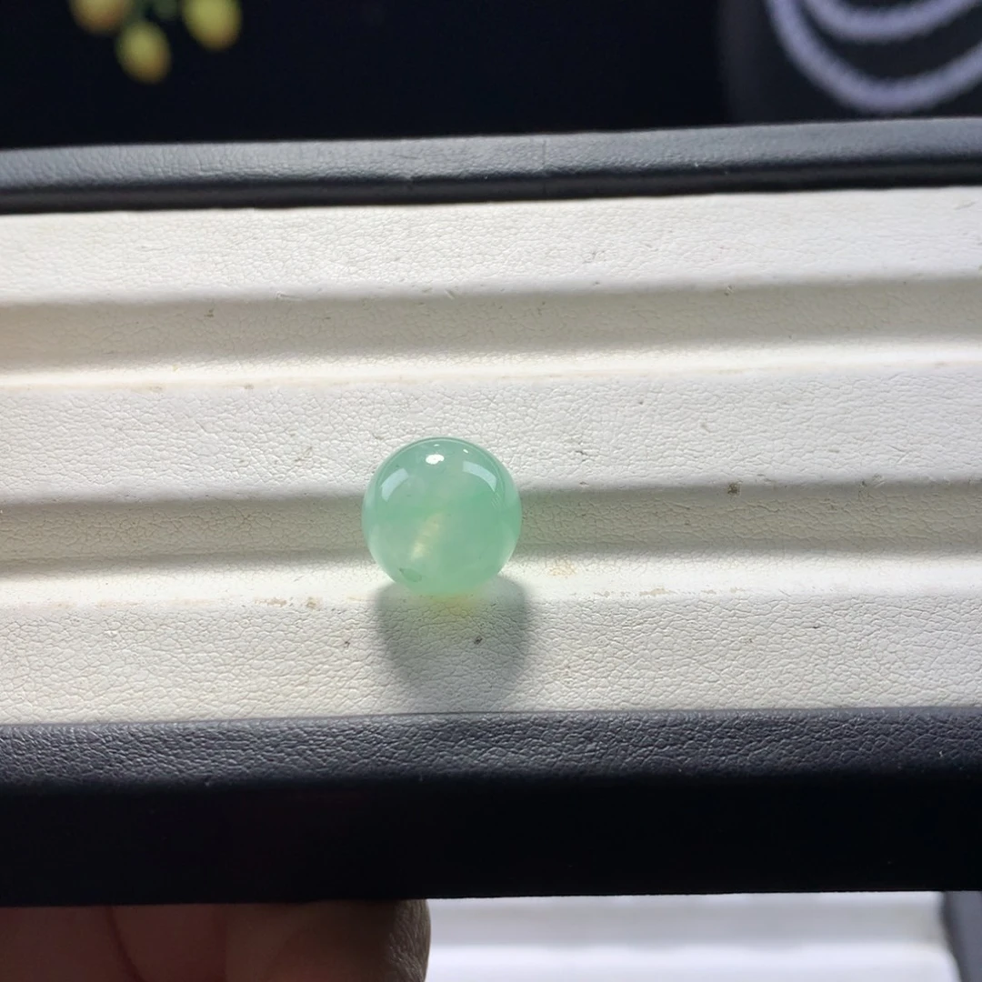 翡翠未镶嵌手串卡12冰甜绿