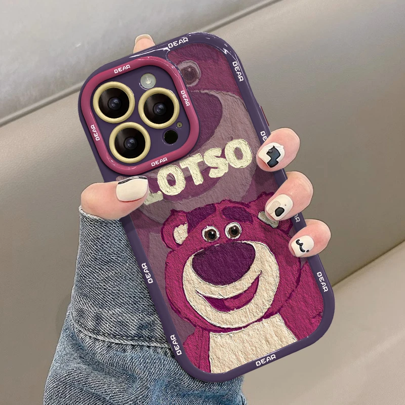 适用于苹果16手机壳iphone15promax奶油14plus新款13pro可爱熊12/