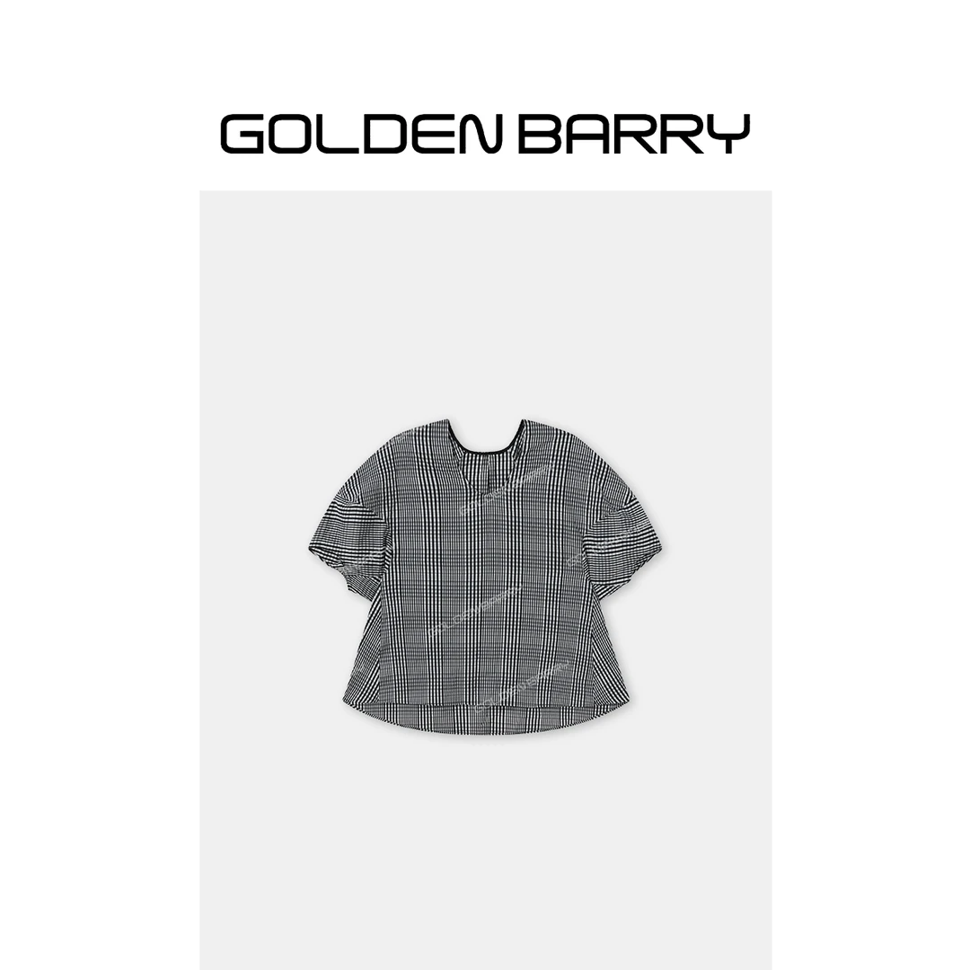 GOLDENBARRY|206405灯笼袖U领上衣