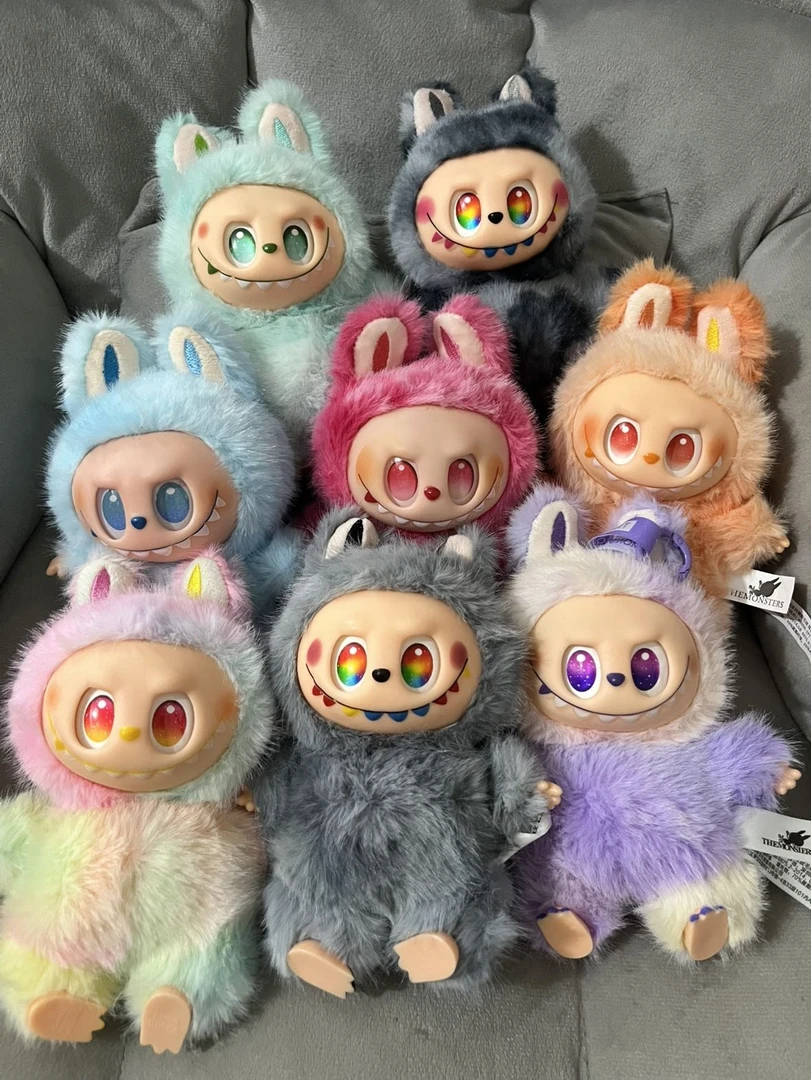 【潮玩】高货搪胶毛绒公仔拉布3代2025新款玩偶儿童玩具挂件猜盲盒